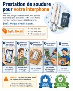 Prestation de soudure